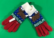 NEW WINTER CHRISTMAS RUDOLPH KID'S GLOVES - ONE SIZE     -       A3/5