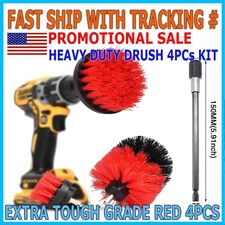 Drill Brush Set Power Scrubber Drill Attachments For Carpet Tile Grout Cleaning