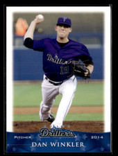 Dan Winkler 2014 Tulsa Drillers Team Set
