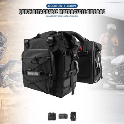 Motorrad Sturzbügel Satteltasche | 20L Universal Seite Rücksitz Pack zur Aufbewahrung