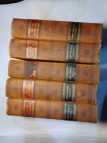 VINTAGE 1925 BOOK SET,  The Life Of Washington By John Marshall Set