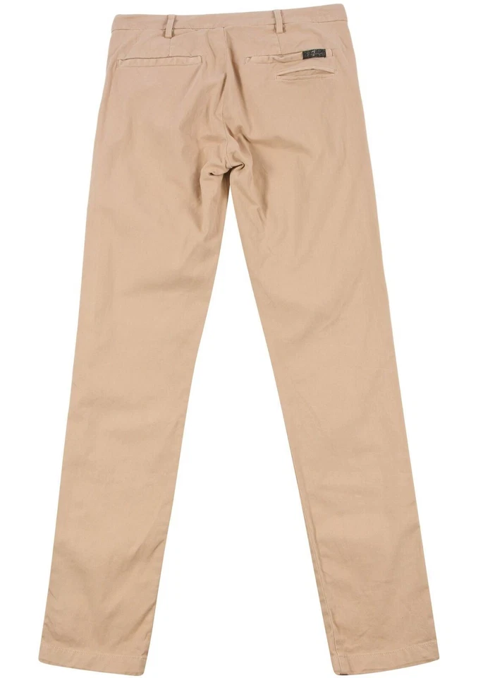 7 For All Mankind Women's Slim Tapered Trouser Flat Front CASUAL Pants Size 26 - Image 3 of 4