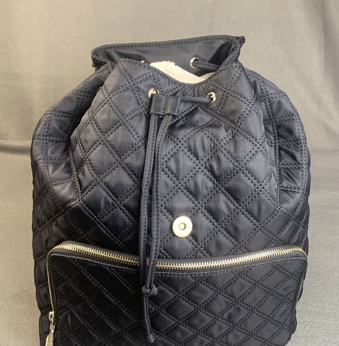 GUESS Jaxi Large Quilted Backpack, Bag, Purse Travel Bag In  display picture 3