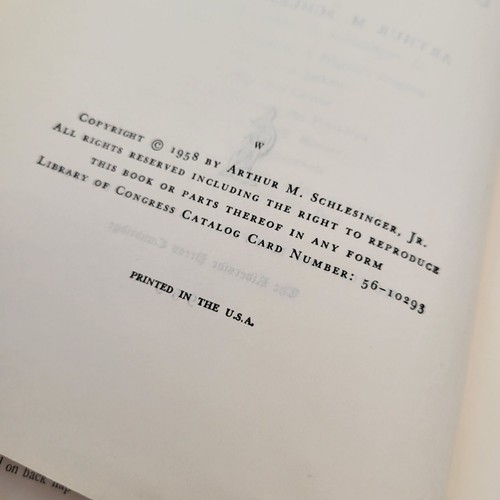 Coming of the New Deal by Arthur M. Schlesinger Vintage Book Hardcover Dust Jack - Picture 8 of 10