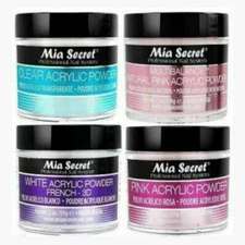 MIA SECRET ACRYLIC POWDER - CHOOSE YOUR COLOR & SIZE