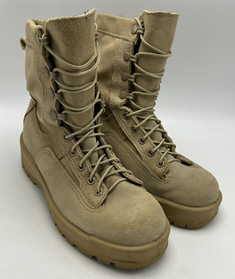 Men\'s Tactical Desert Tan Lace-Up Boots Men main image 2