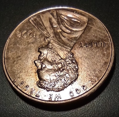 1998 P Lincoln Memorial Cent Philadelpha Mint Doubled Lincoln Bust Date Liberty - Picture 9 of 24