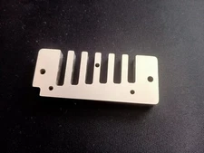 Handmade Pure Ti 6-Hole Blues Harmonica Comb for Seydel BIG SIX