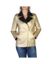 Armani Exchange Zip Fastening Solid Colour Bomber Jacket - Jackets - Yellow
