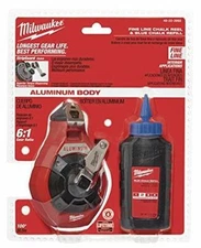 Milwaukee 48-22-3992 Chalk/Rl Set F in 100'Blu, 2 Piece