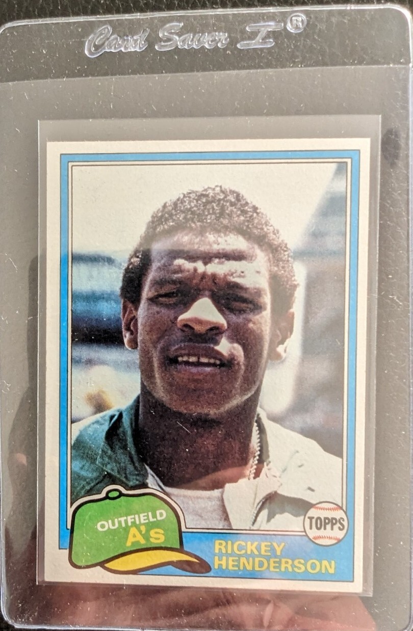1981 Topps Rickey Henderson