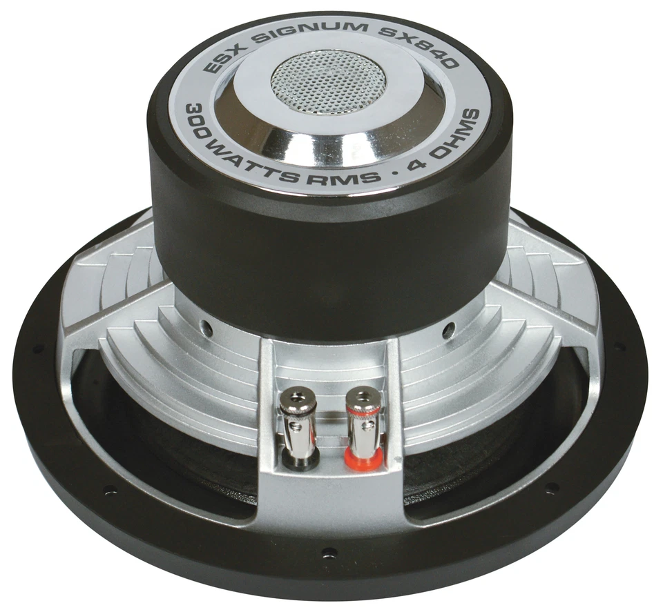 ESX Subwoofer Signum SX840 20cm Woofer 300 Watt RMS 600 Watt MAX 8 Zoll Mini Sub - Bild 3 von 3