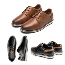 Boys Oxford Sneakers Comfy Uniform Formal Shoes with Breathable Mesh Details