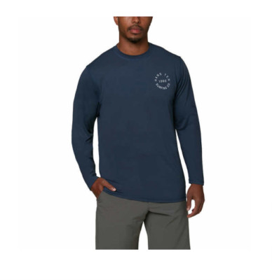Hang Ten Men s Long Sleeve Sun Tee Shirt UPF 50+ Protection & Soft Hand feel NWT