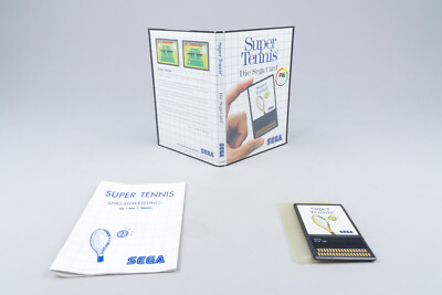 Sega Master System *Super Tennis* OVP mit Anleitung The Sega Card #4