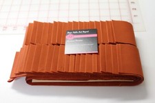 Jelly roll Rust Solid 40 - 2.5" strips Combed Cotton,