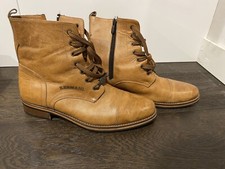 Mens Hand Made size 42 EUR learher dress boots like new Wear Once