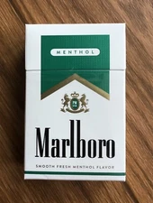 Marlboro Green Blend Smooth Fresh Menthol 20 Cigarette Pack EMPTY Box Nice!