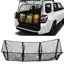 3Pockets Cargo Net Stretchy Trunk Storage Net Luggage Holder For Jeep Cherokee