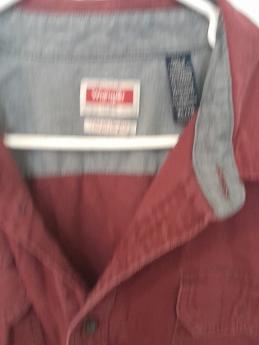 Mens Wrangler Flex For Comfort Size XL Maroon - Picture 2 of 5