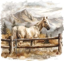 Summer Rustic Horse Wall Art Bedroom Laptop Decor Vinyl Sticker Decal 6 Sizes