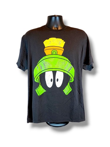 Herren T-Shirt ""MARVIN THE MARTIAN"" Größe XL Looney Toons SCHWARZ