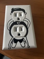 Naughty Funny Outlet Plate Cover Gag Gift Man Cave College