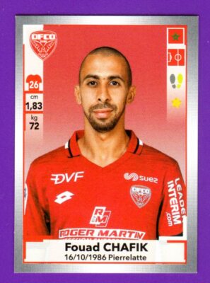 Sticker PANINI FOOT 2019-2020 Ligue 1 et 2 #116 Fouad CHAFIK Dijon FCO