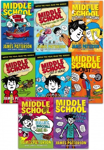Arrow James Patterson Middle School Collection 8 Books Set - Image 2