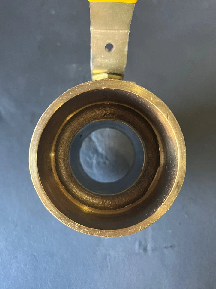 2-1/2" Solder, Standard Port, Bronze Ball Valve, 600 WOG, 150 WSP, MADE IN USA - Image 3 of 4