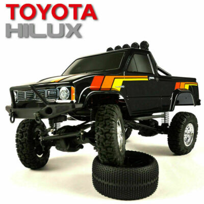 Thunder Tiger TOYOTA Hilux 1/12 PICK-UP TRUCK RTR Black/ Blue/ Red