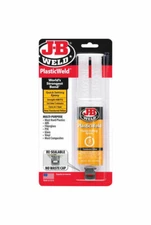 J-B PLASTICWELD Quick Setting Epoxy Syringe Multi Use Repair Sealant .85oz 50132