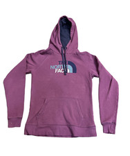 The North Face Women's Maroon/Red Pullover Hoodie - Size Medium