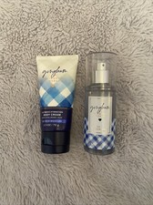 Bath Body Works Gingham Set - Body Cream Fragrance Mist
