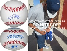Edwin Jackson St Louis Cardinals Tigers signed autographed baseball COA proof