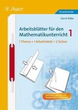 Arbeitsblätter für den Mathematikunterricht 1 | Buch | 9783403070917