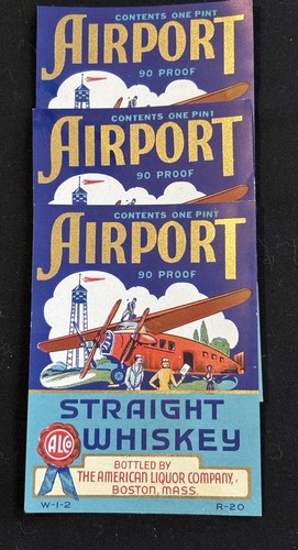 Lot 150+ Vintage NOS Paper Labels Whiskey Rye Gin Bourbon Bottle Ephemera - Picture 5 of 23
