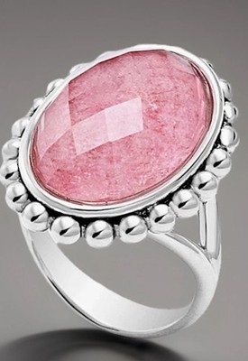 NWT LAGOS STERLING SILVER MAYA RHODOCHROSITE RING SIZE 7