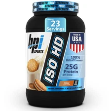 BPI Sports ISO HD Isolate Protein Powder – 100% Whey Isolate Protein Powder f...