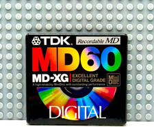 MD    TDK MDXG 60 BLANK MINI DISC  1  SEALED 
