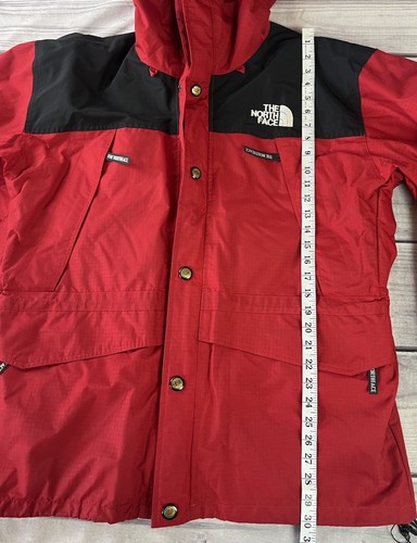 Vintage The North Face Jacket Men Large Red Mountain Gore Tex Hooded Parka 90s - Picture 8 of 17