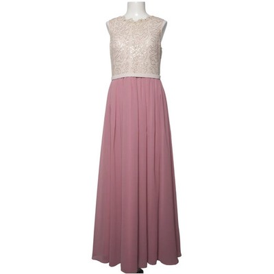 Unique, Abendkleid, Größe: 42, Pink/Beige, Polyester, Damen #nXX