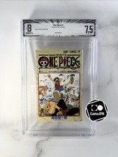 BGS 7.5 One Piece #1 Vol.1 1997 1st Printing Edition Graded Manga Jump Comics