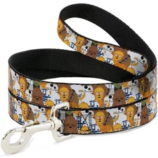 Dog Leash Star Wars 5-Character Poses Stacked WIDE 1.5"