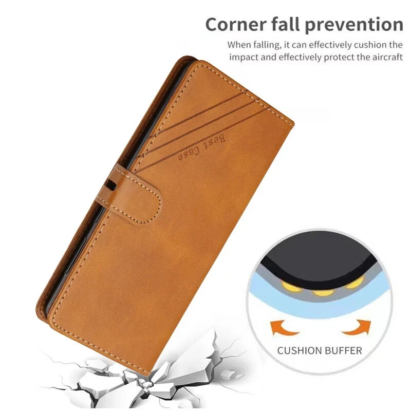 For Samsung Galaxy S25 S24 S23 S22 S21 S8 Magnetic Leather Flip Card Wallet Case - Image 3 of 4