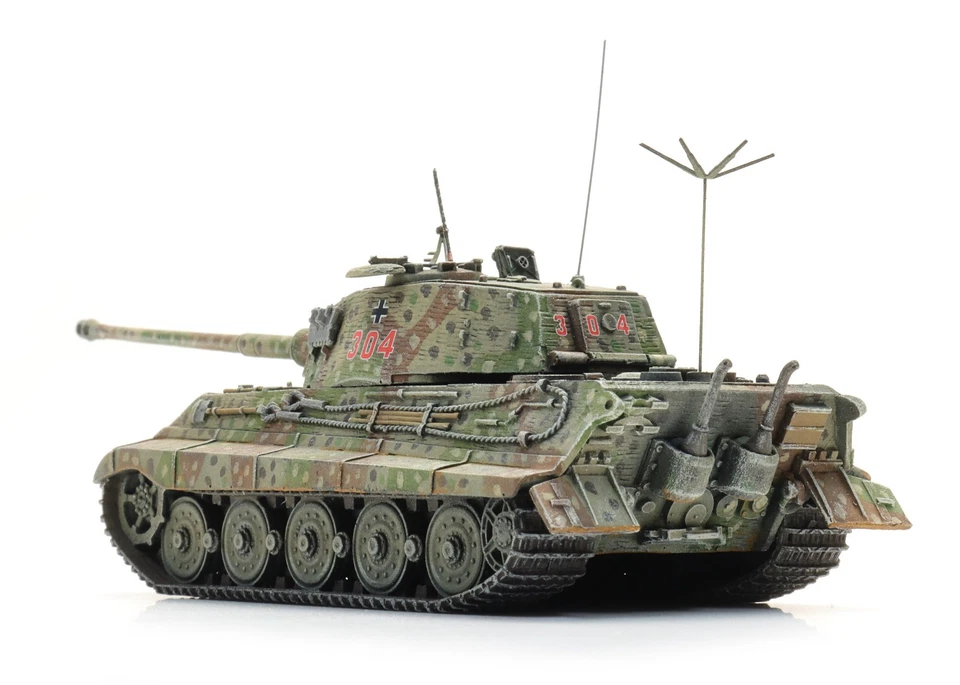 Artitec 6870650 Tigre II Commande Déguisé Wehrmacht Modèle Ho 1:87 Neuf - Photo 4/4