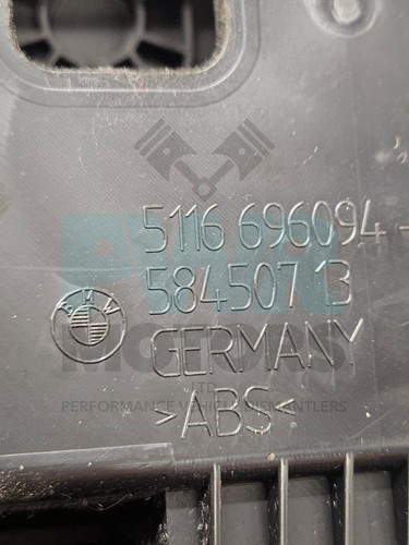 BMW E92 E93 M3 Rear Seat Storage Compartment Cover Rear Tray Panel Black 6963913 - Picture 16 of 17