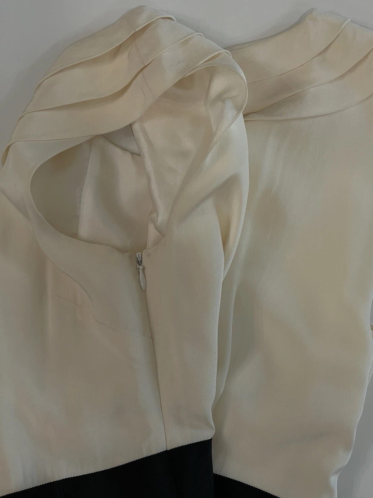 Abito donna Kate Spade 4 seta Spree plissettato grande a pois colorato preppy lusso