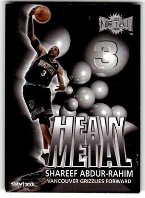 1999-00 Metal Shareef Abdur-Rahim Heavy Metal #6 H