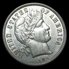 1906-D Barber Dime Silver ---- Stunning Coin ---- #PP537
